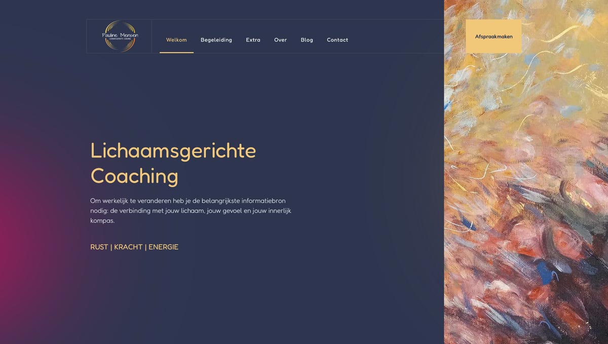 webdesign coach lichaamsgericht